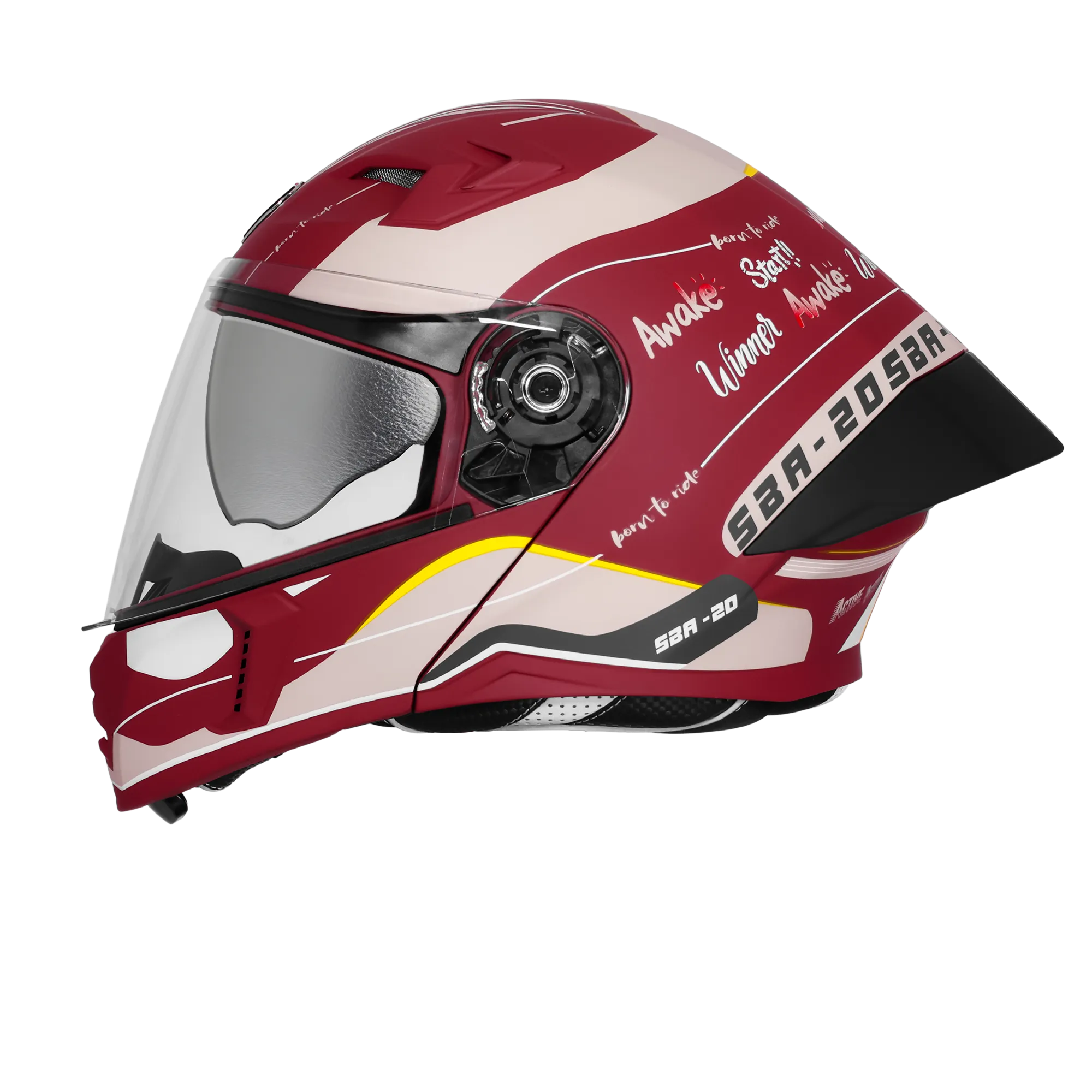 STEELBIRD SBH-20 ISS SILVER BORN TO RIDE MATT MAROON/DESERT STORM C/V 600MM ISI+DOT STEELBIRD SBH-20 ISS SILVER BORN TO RIDE MATT MAROON/DESERT STORM C/V 600MM ISI+DOT