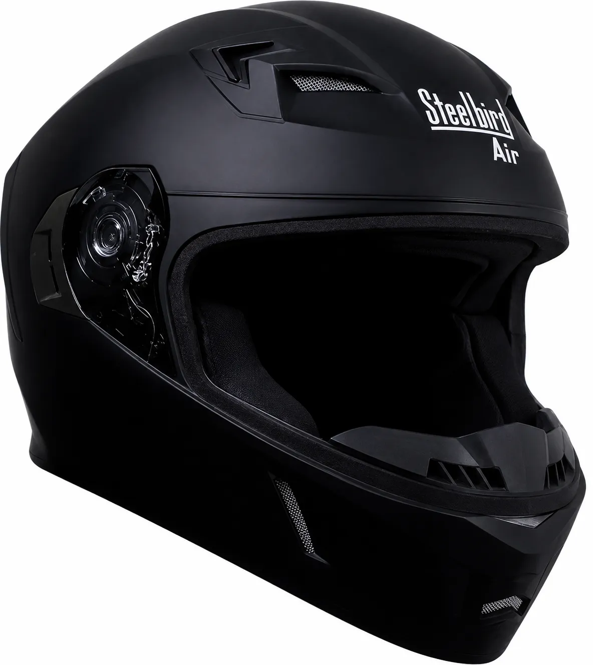 STEELBIRD SBA-21 RAPTOR BLACK 620 MM WITHOUT VISOR STEELBIRD SBA-21 RAPTOR BLACK 620 MM WITHOUT VISOR