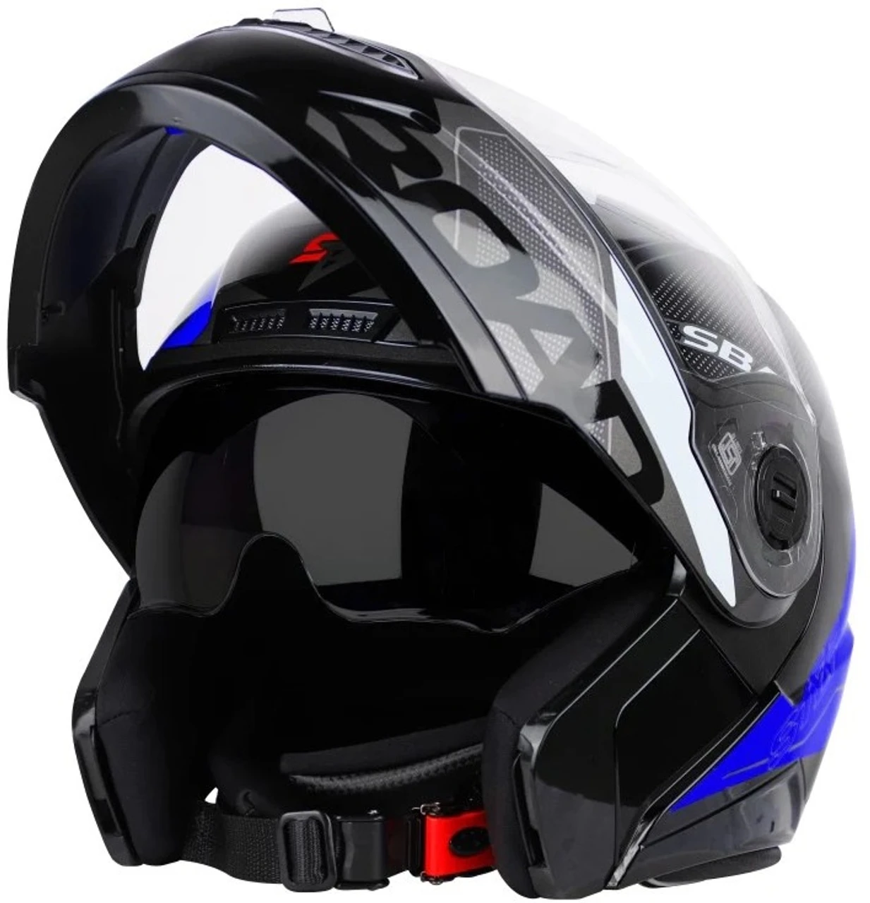 STEELBIRD SBA-7 ISS ROAD MATT BLACK/BLUE C/V (XL) STEELBIRD SBA-7 ISS ROAD MATT BLACK/BLUE C/V (XL)