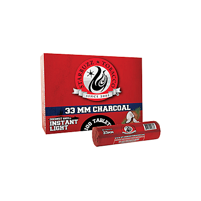 STARBUZZ CHARCOAL 33MM RED BOX