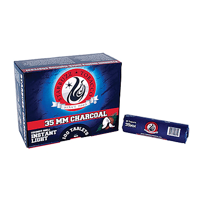 STARBUZZ CHARCOAL 35MM BLUE BOX