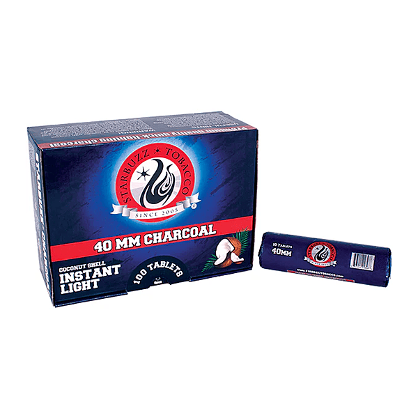 STARBUZZ CHARCOAL 40MM BLUE BOX
