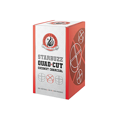 STARBUZZ COCO CHARCOAL QUAD CUT