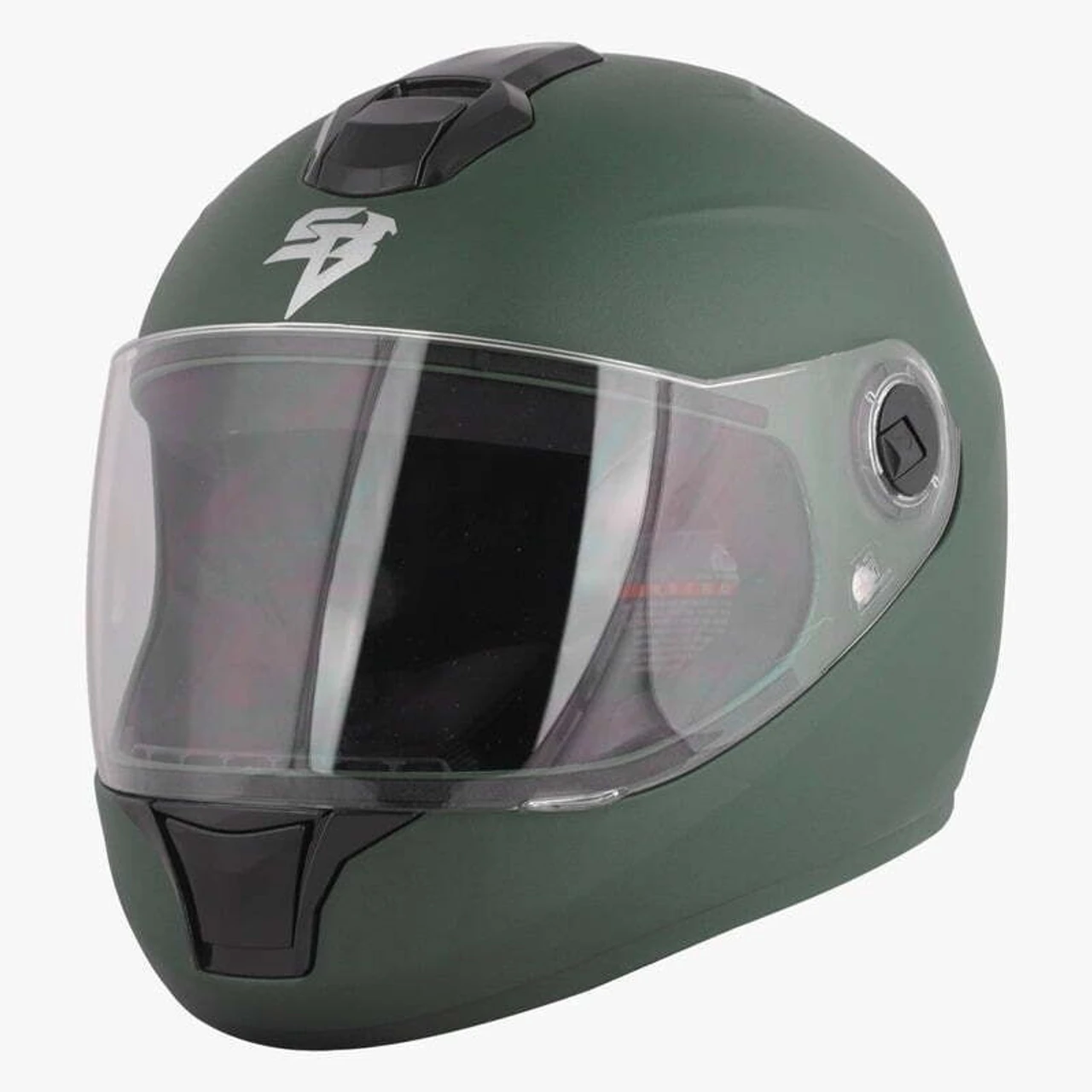 STEELBIRD SBH-11 ZOOM PLUS DASHING BATTLE GREEN C/V 580 MM STEELBIRD SBH-11 ZOOM PLUS DASHING BATTLE GREEN C/V 580 MM