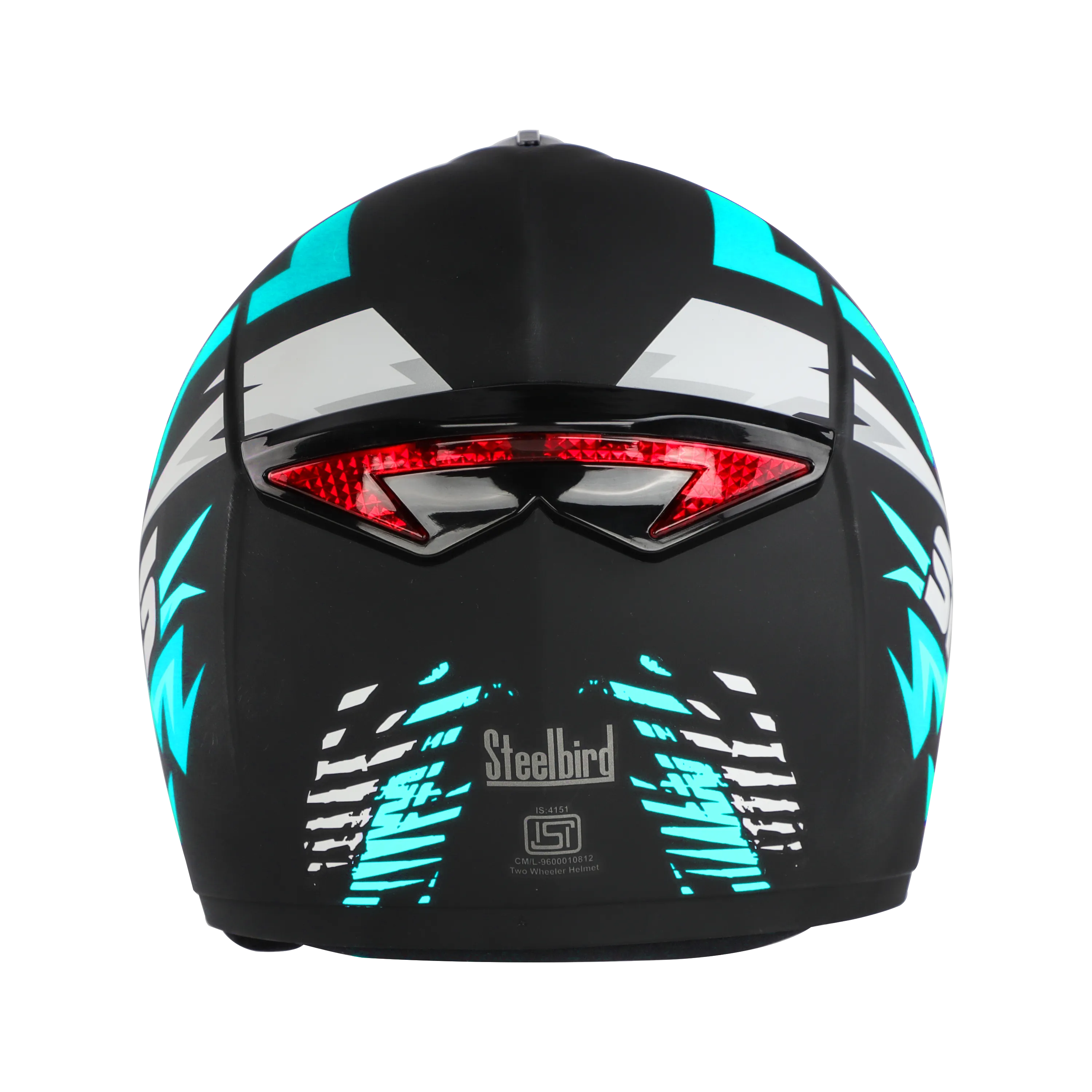STEELBIRD SBH-34 ROX ISS R SPORTS GLOSSY BLACK/JAZZ BLUE C/V 600 MM (L) STEELBIRD SBH-34 ROX ISS R SPORTS GLOSSY BLACK/JAZZ BLUE C/V 600 MM (L)