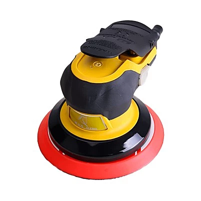 Air-Powered Orbital Palm Grip Sander Piston Motor 13000RPM Variable Speed 5-Inch