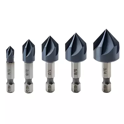 1/4 - 3/4 TiAlN Coated Countersink Set