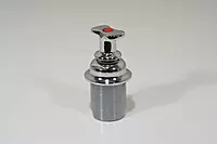 Scandvik 10617P Compact T-Handle Ceramic Mixer, Deck Mount, Polished Finish, Marine Grade