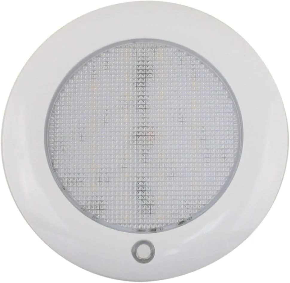 Scandvik Slim 5" Dome Light - Warm White/Blue - 10-30V