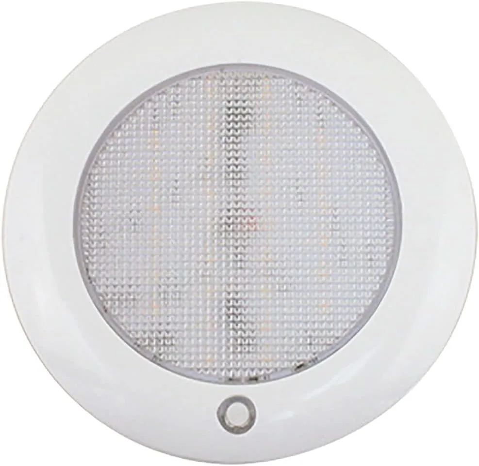 Scandvik Slim 5" Dome Light - Warm White/Red - 10-30V