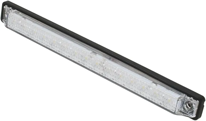 Scandvik 8" LED Light Strip - White w/Gasket - 12V
