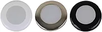 Scandvik A3C Downlight Kit - Cool White w/SS, White, & Black Trim Rings