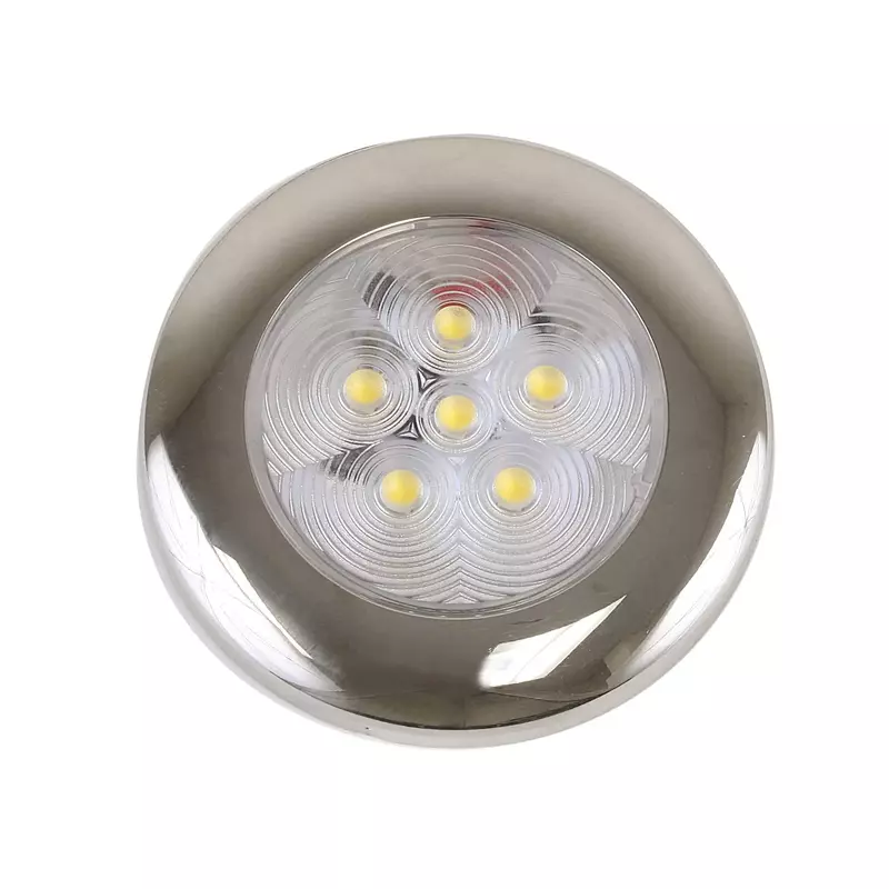 Scandvik B3 Downlight Surface Mount - Cool White - SS Trim - IP67 - 12/24V