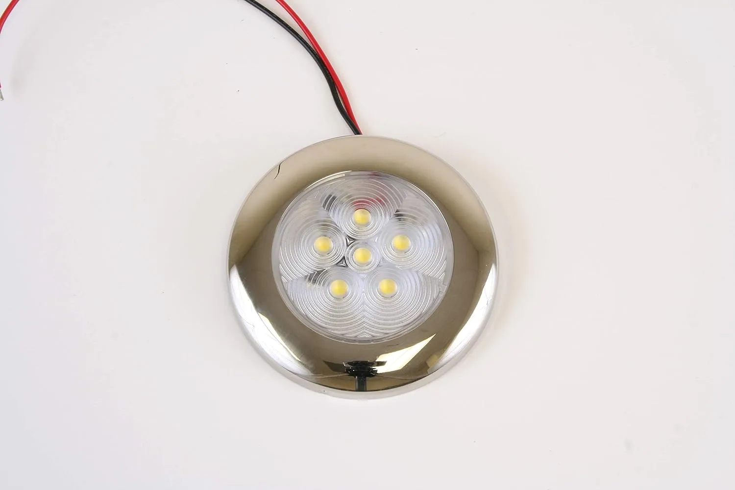 Scandvik B3 Downlight Surface Mount - Cool White - SS Trim - IP67 - 12/24V