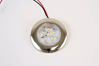 Scandvik B3 Downlight Surface Mount - Cool White - SS Trim - IP67 - 12/24V