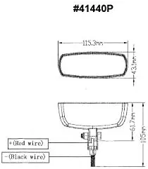 Scandvik Bracket Mount LED Spreader Light - White