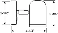 Scandvik LED Brass Reading Light - 10-30V