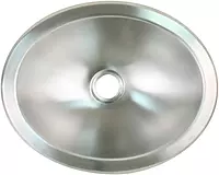 Scandvik Brushed SS Oval Sink - 13.25" x 10.5"