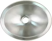 Scandvik Brushed SS Oval Sink - 13.25" x 10.5"