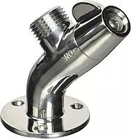 Scandvik Ceramic Angled Washdown Valve - SS Spigot
