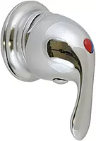 Scandvik Chrome Compact Shower Control Mixer - Single Lever