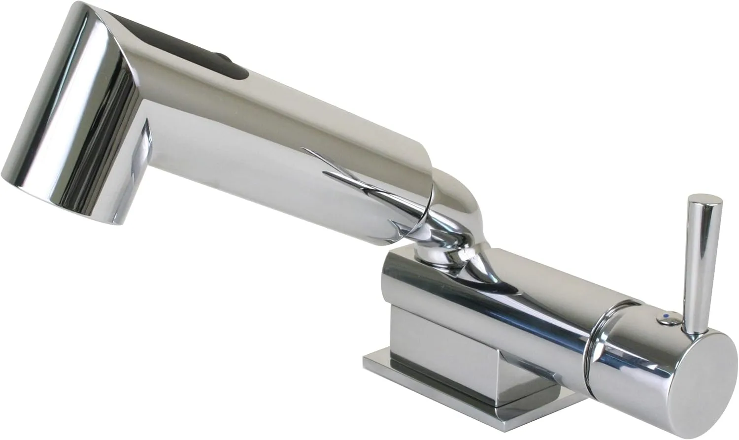 Scandvik Minimalistic Compact Single Level Mixer - Faucet & Shower Combo - Chrome