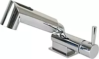 Scandvik Minimalistic Compact Single Level Mixer - Faucet & Shower Combo - Chrome