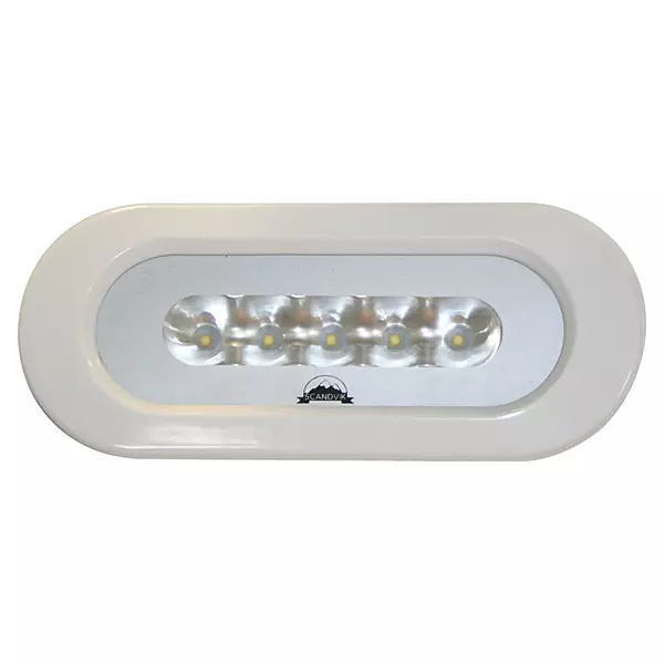Scandvik Flush Mount Spreader Light - 10-30V - White