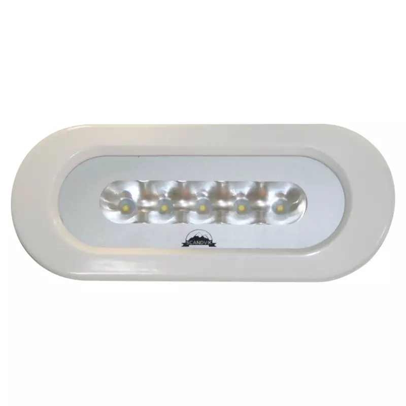 Scandvik Flush Mount Spreader Light - 10-30V - White