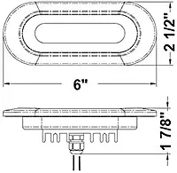 Scandvik Flush Mount Spreader Light - 10-30V - White