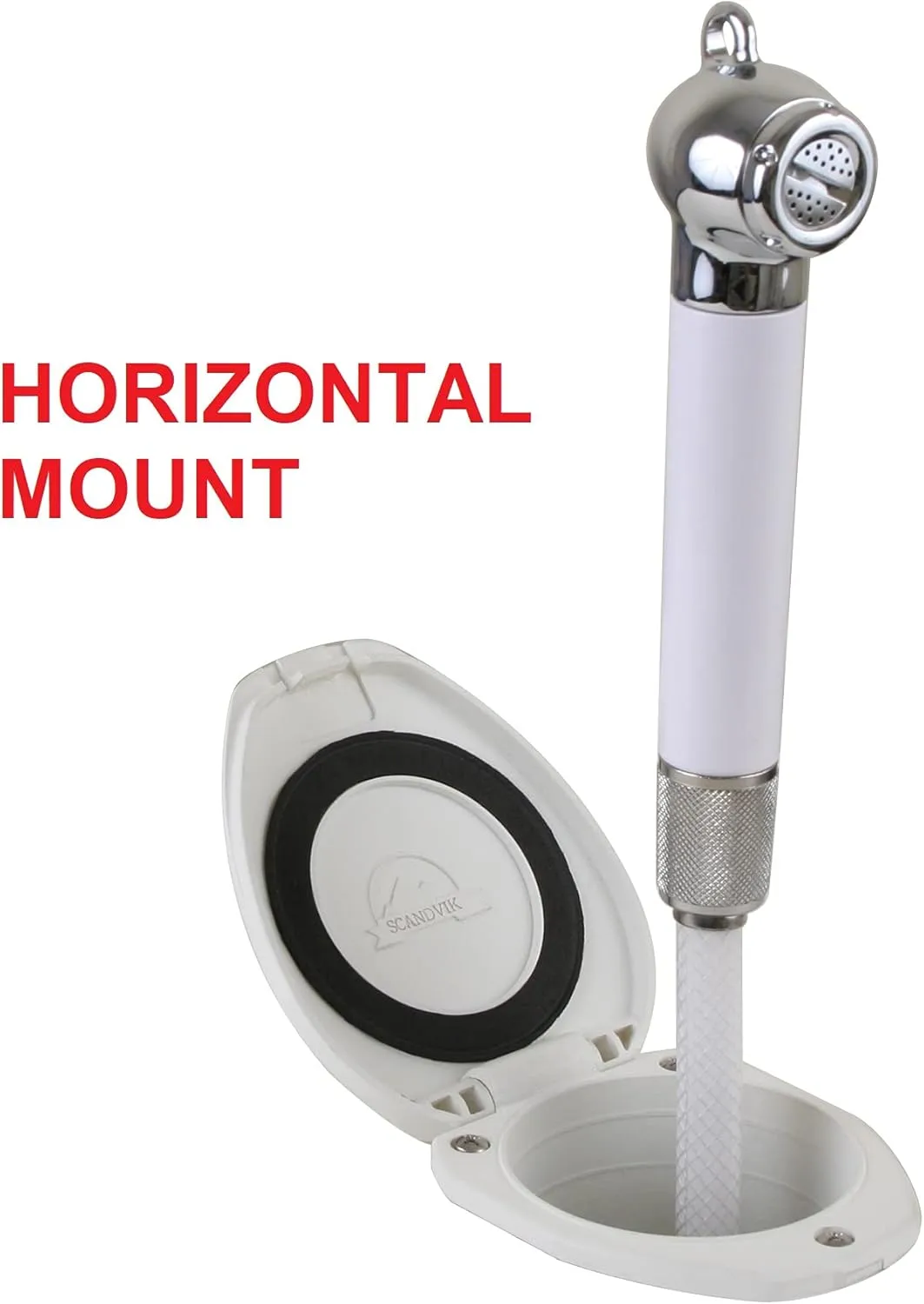 Scandvik Replacement White Cup & Cap f/Recessed Shower