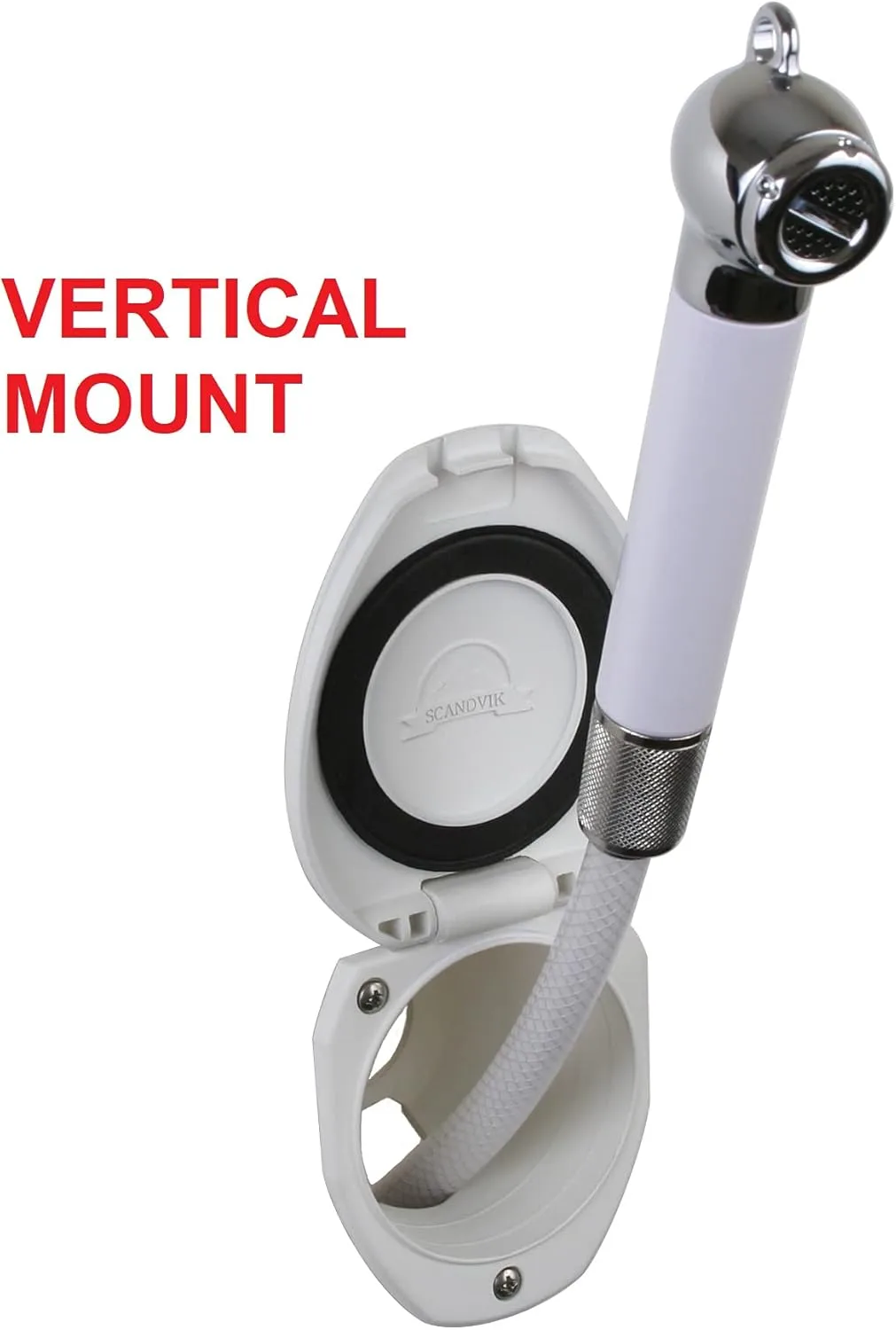 Scandvik Replacement White Cup & Cap f/Recessed Shower