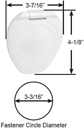 Scandvik Recessed Shower w/6' White Hose - Euro Trigger Sprayer