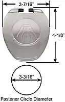 Scandvik White & SS Recessed Transom Shower Handle/Hose - Vertical/Horizontal Mount - 6' Hose