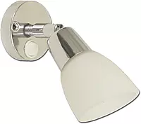 Scandvik SS Reading Light w/Frosted Glass Shade - 10-30V