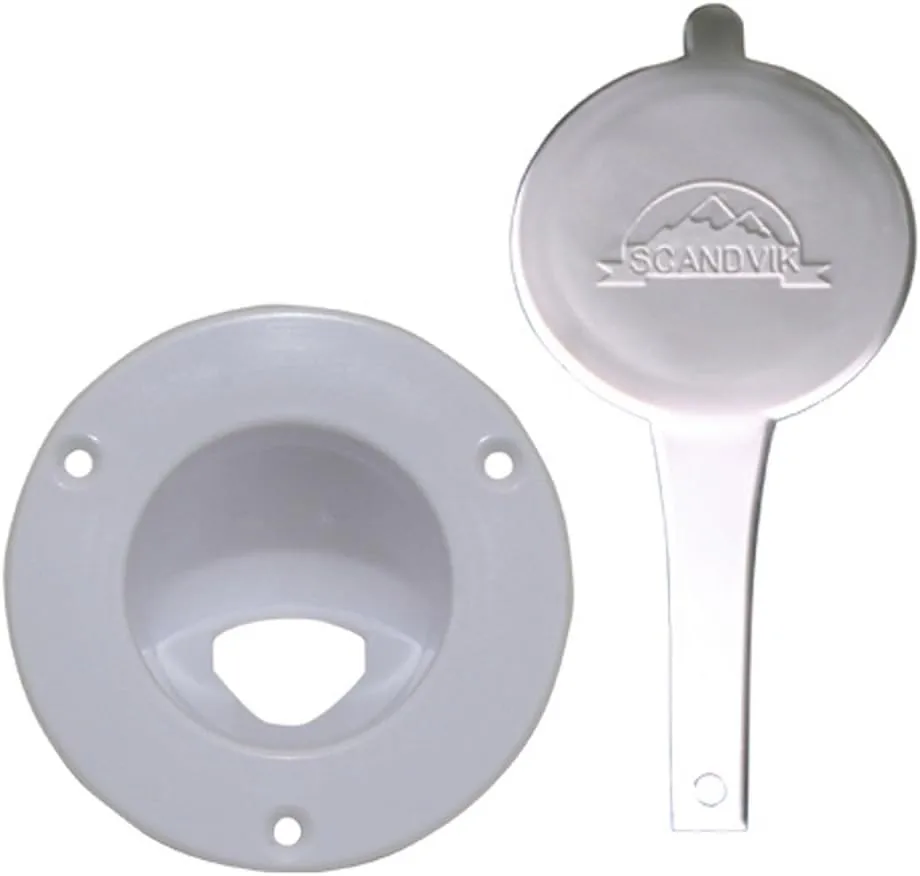 Scandvik White Vertical Cup & Cap f/Scandvik PN 1075