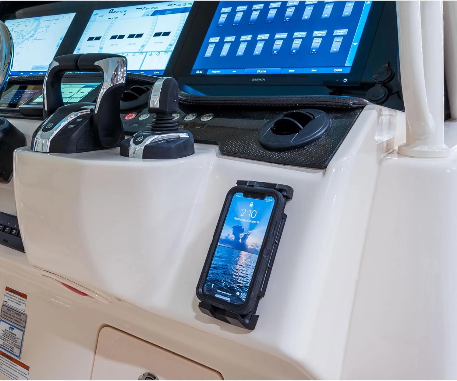 Scanstrut SC-CW-04G Active 15W Waterproof Wireless Phone Charging Mount 12/24V