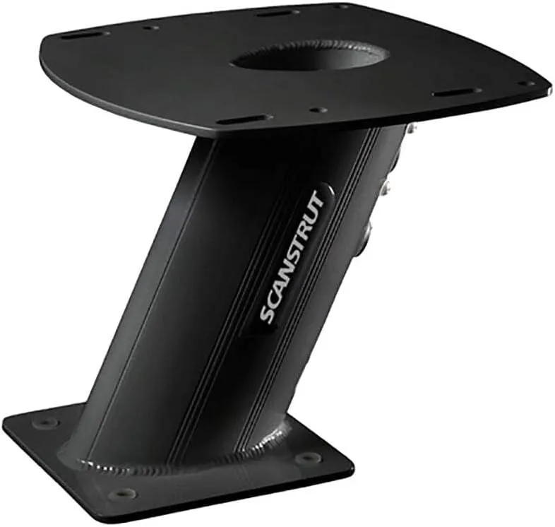 Scanstrut APT-250-01-B - Aluminum PowerTower Radar Mount - 10" Aft Leaning - Black