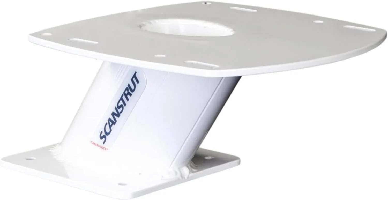 Scanstrut APT-F-150-01 Forward-Leaning Aluminum Power Tower for 2kW/4kW Raymarine, Garmin, Navico BR24/3G/4G Radomes - 150mm