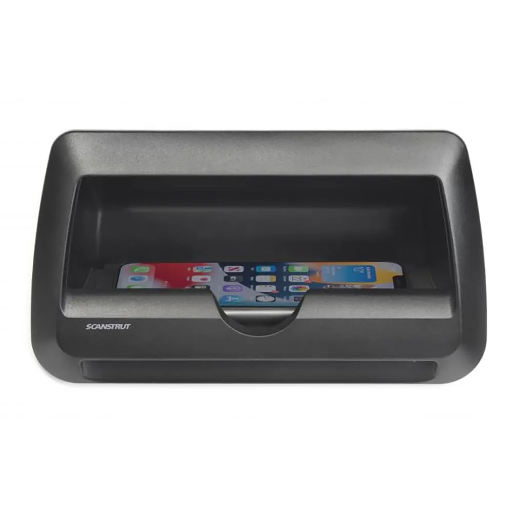 Scanstrut SC-CW-09GT Waterproof Wireless Charger - Cove 3 Coil 15W Phone Charging Pocket 12/24V