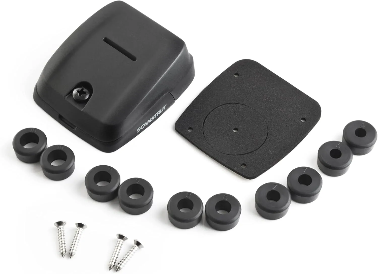 Scanstrut DS-HD10-BLK Double Horizontal Cable Seal - Black