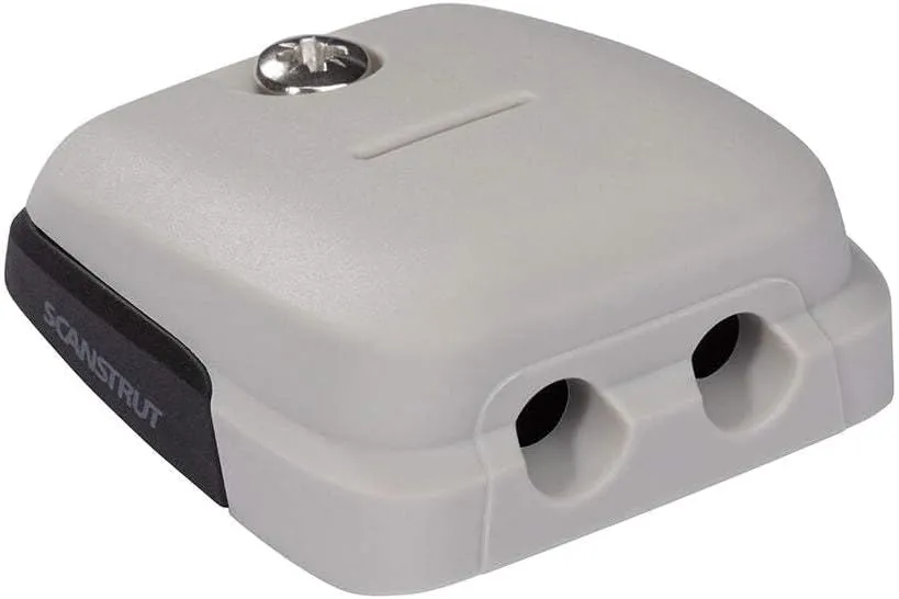Scanstrut Horizontal Double-Entry Cable Seal - Grey