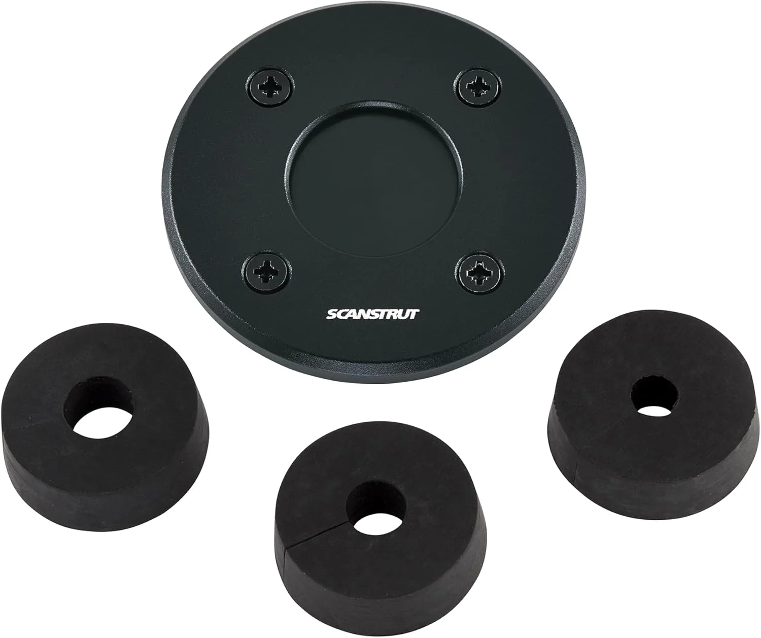 Scanstrut DS-LP-30-BLK IP68 Low-Profile Cable Seal - Fits Cables 9-14mm (0.35"-0.55") & Connectors Ø30mm (1.18")