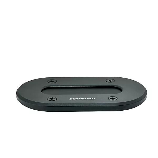Scanstrut DS-LP-MULTI-BLK Low-Profile Multi Cable Seal, Black Anodized Aluminum — Fits Cables up to 15mm