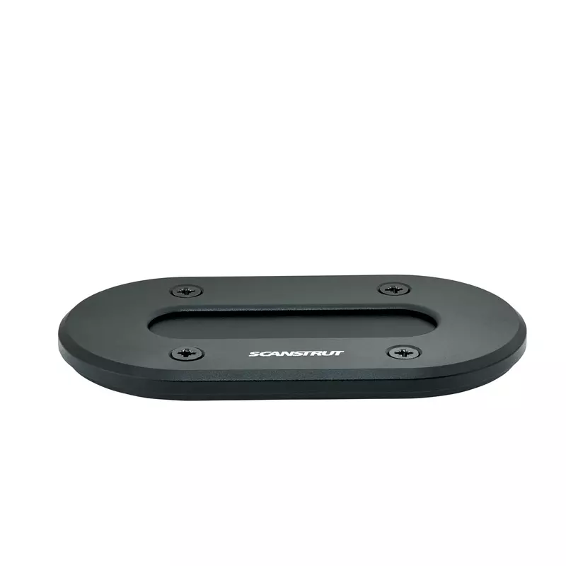 Scanstrut DS-LP-MULTI-BLK Low-Profile Multi Cable Seal, Black Anodized Aluminum — Fits Cables up to 15mm