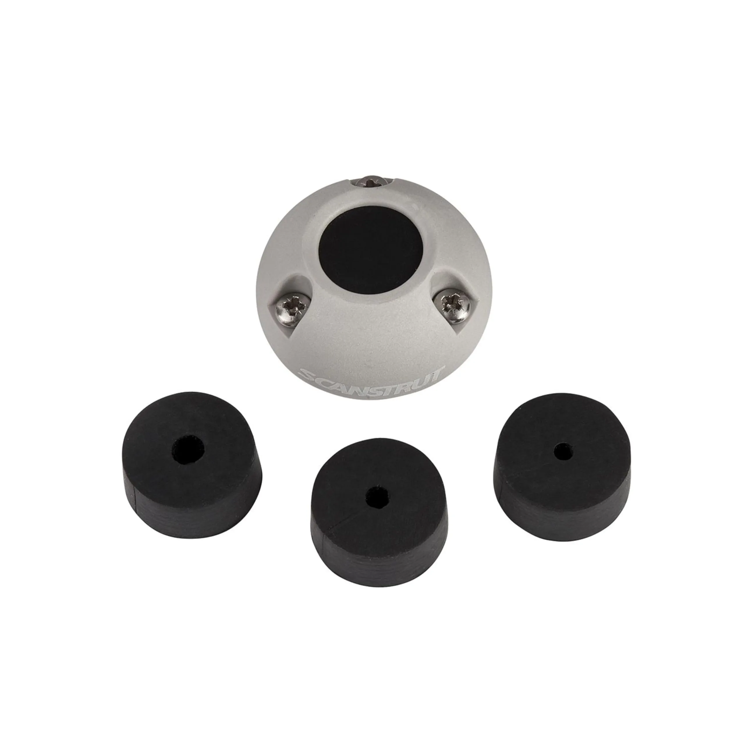 Scanstrut DS21B-P Small Vertical Cable Seal for Connectors Up to 0.83" and Cables 0.35"-0.55" - Gray Plastic