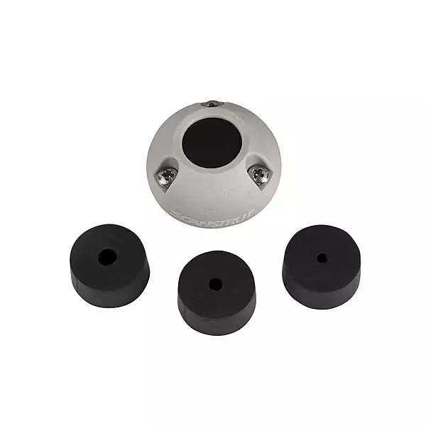 Scanstrut DS21B-P Small Vertical Cable Seal for Connectors Up to 0.83" and Cables 0.35"-0.55" - Gray Plastic