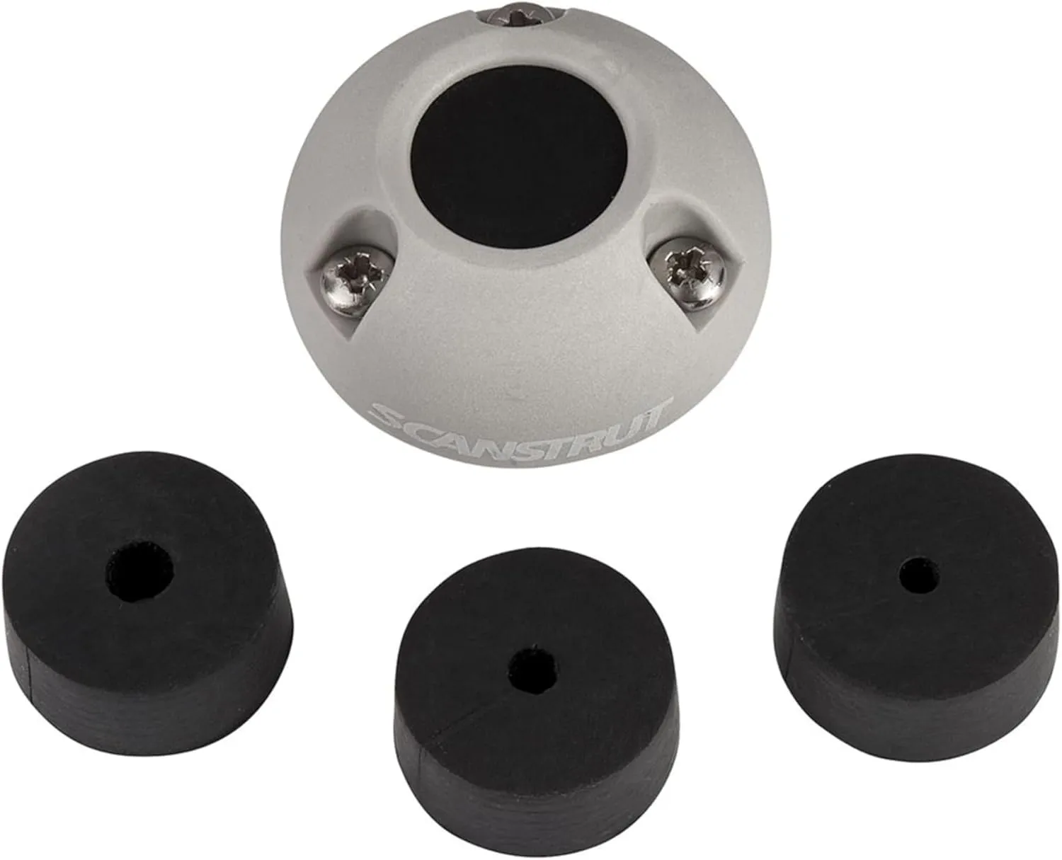 Scanstrut DS21B-P Small Vertical Cable Seal for Connectors Up to 0.83" and Cables 0.35"-0.55" - Gray Plastic
