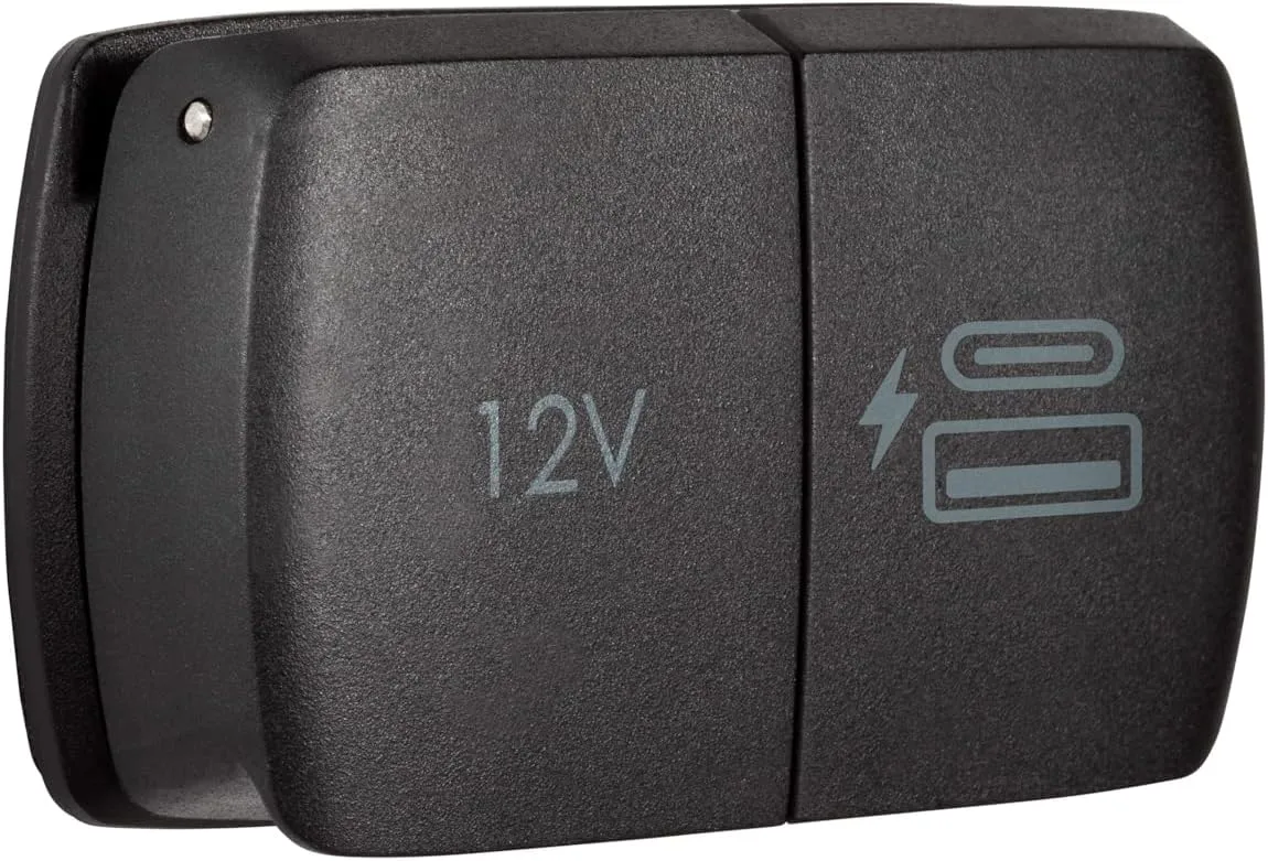 Scanstrut Flip Pro Duo - USB-A & USB-C w/12V Power Socket