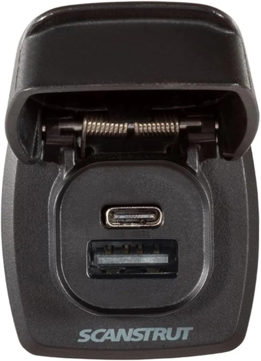 Scanstrut Flip Pro Plus Fast Charge USB-A & USB-C Socket